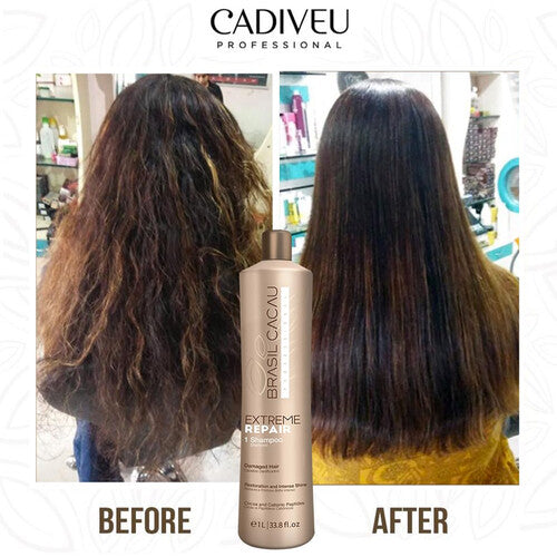 Brasil Cacau Extreme Repair Shampoo & Conditioner 1L Bundle