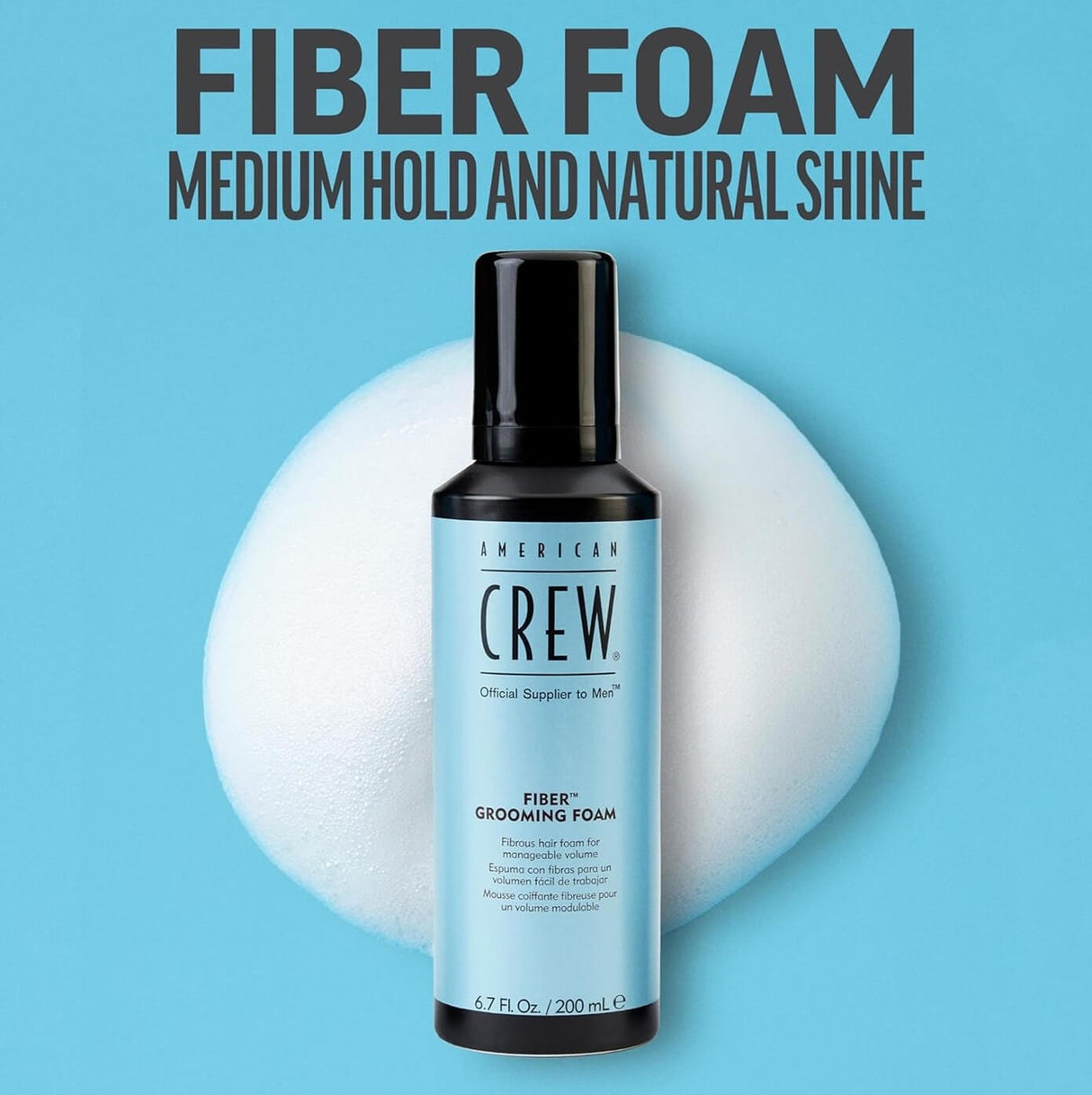 American Crew Fiber Grooming Foam – 200ml