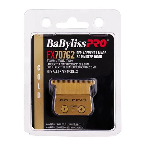 BaBylissPRO Gold 2.0mm Trimmer Replacement Blade Deep Tooth