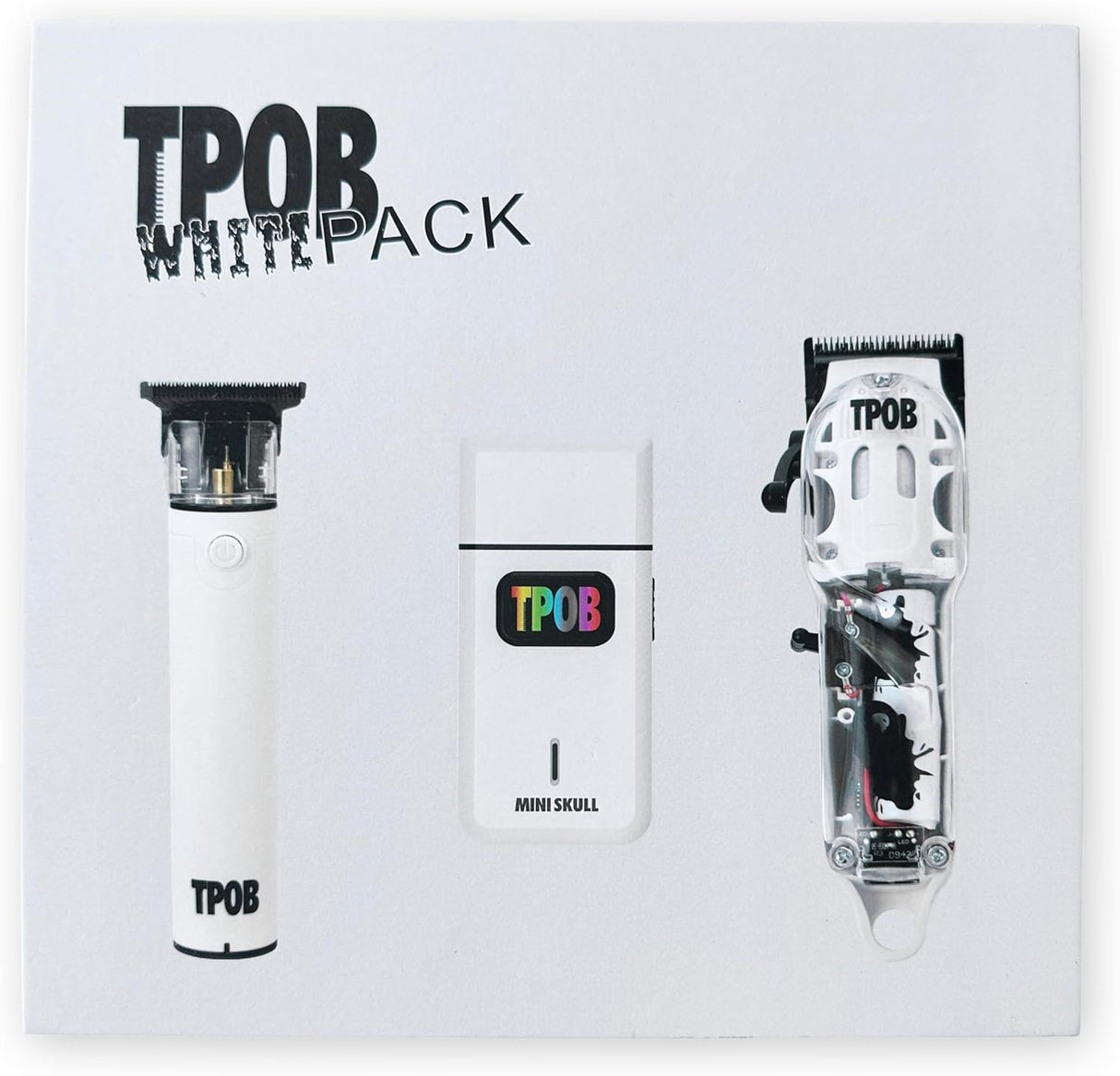 TPOB Slime 2 Professional Cordless Hair Clippers – White Pack NBHS