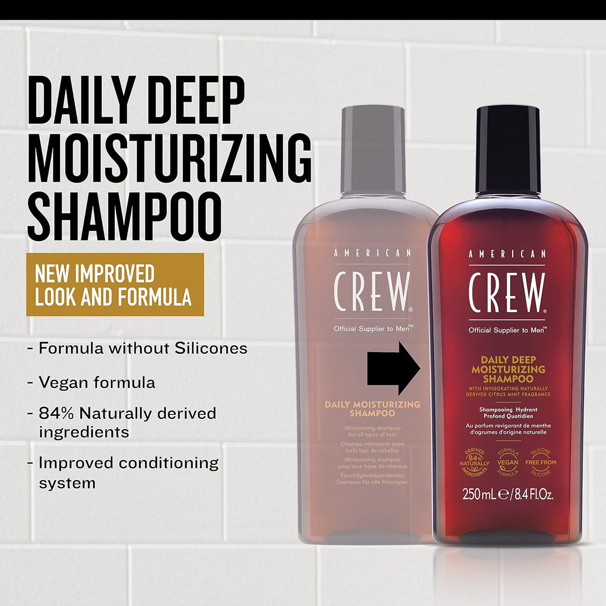 American Crew Daily Deep Moisturizing Shampoo – 1000ml