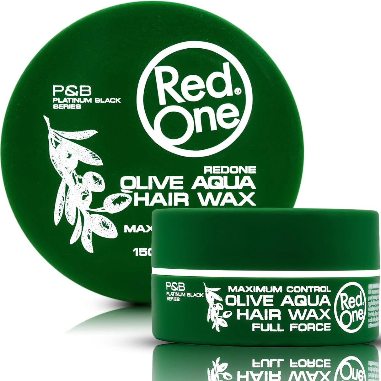 3x RedOne Hair Styling Wax Full Force Olive 150ml
