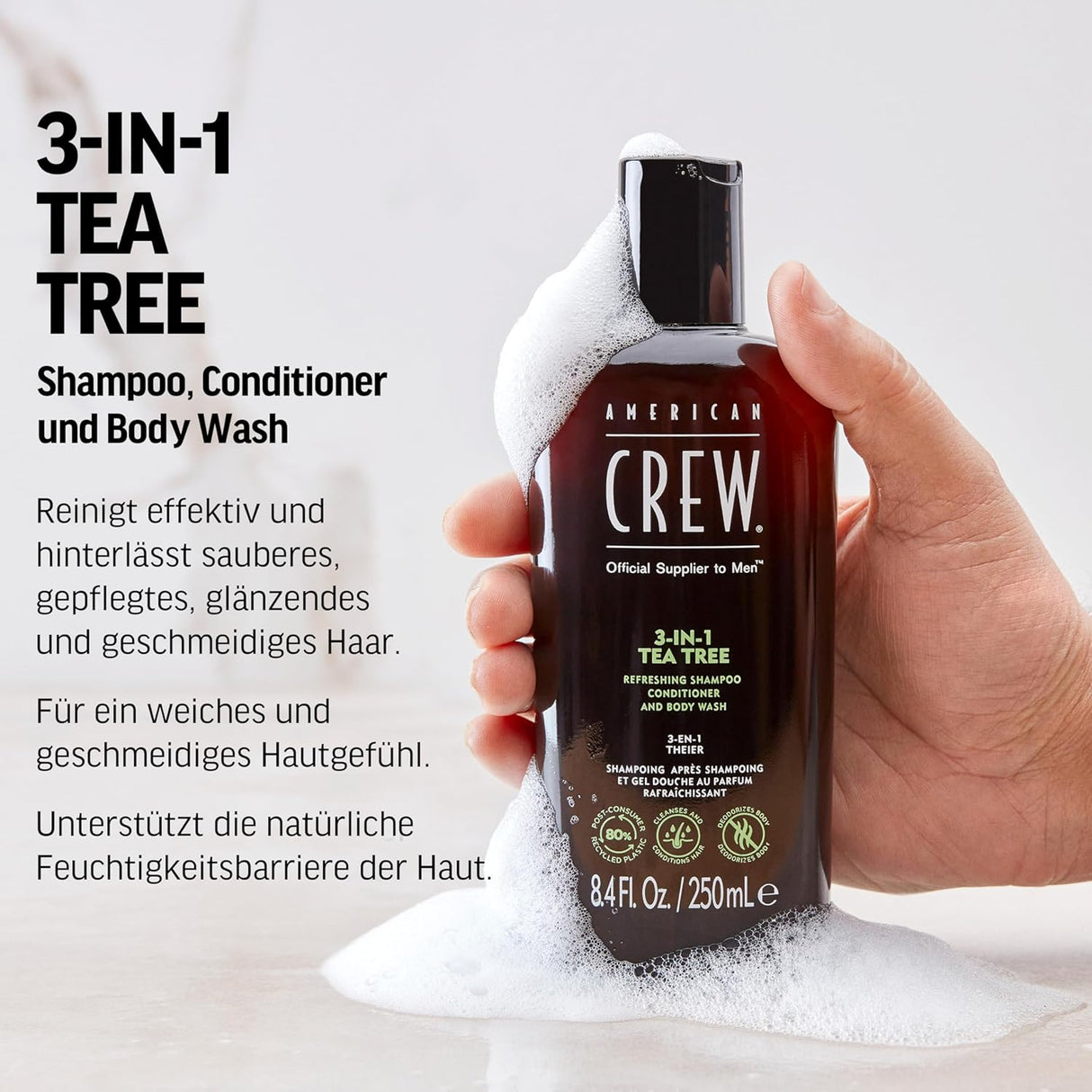 American Crew 3 In 1 Tea Tree 450ml