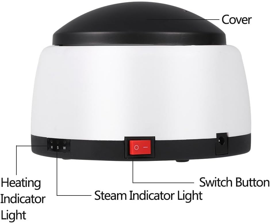 NBHS Electric Steam Nail Gel Remover – 36W UV Polish Steamer Machine