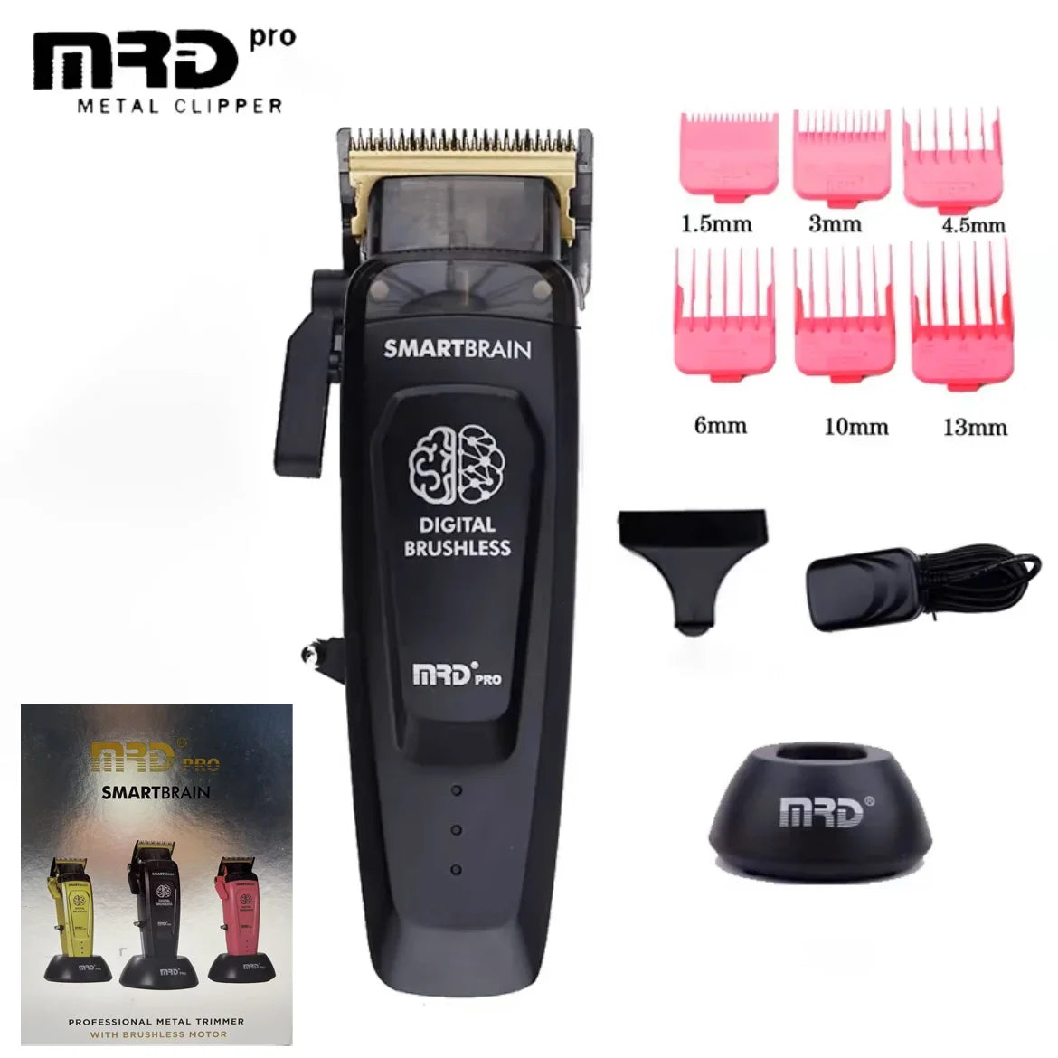 MRD Pro Smart Brain Clipper - Black