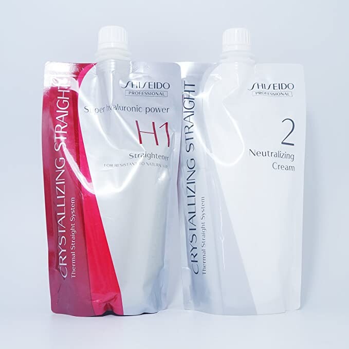 Shiseido Crystallizing Straight H1 + Neutralizer Cream Set - 400g Each