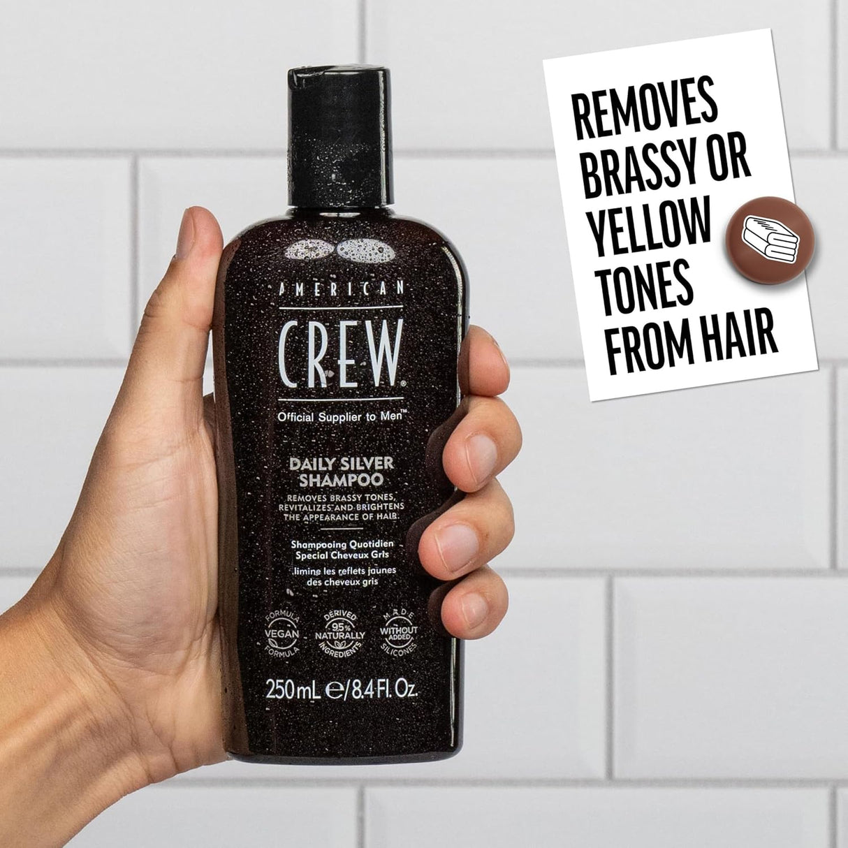 American Crew Daily Silver Shampoo – 250ml