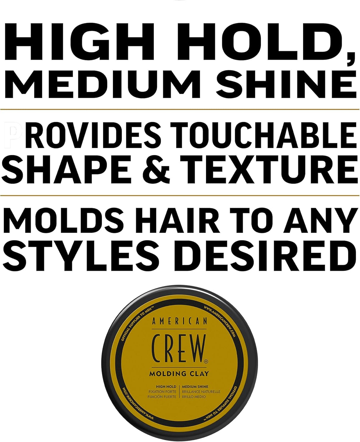 American Crew Molding Clay – 85g