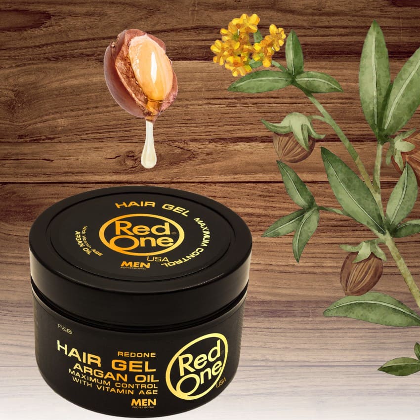 RedOne Hair Styling Gel Argan Oil Men Products 450ml