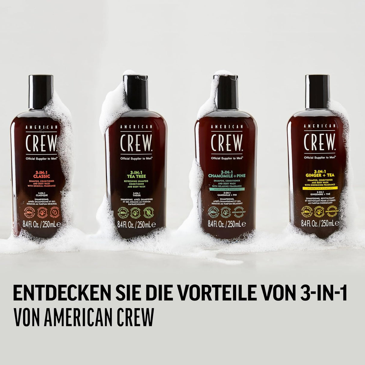 American Crew 3 In 1 Tea Tree 450ml