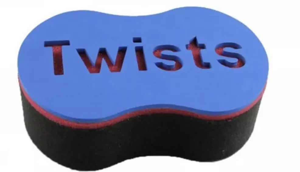 TWISTS Magic Barber Sponge Brush Hair Curling | Big Holes | Curly Hair