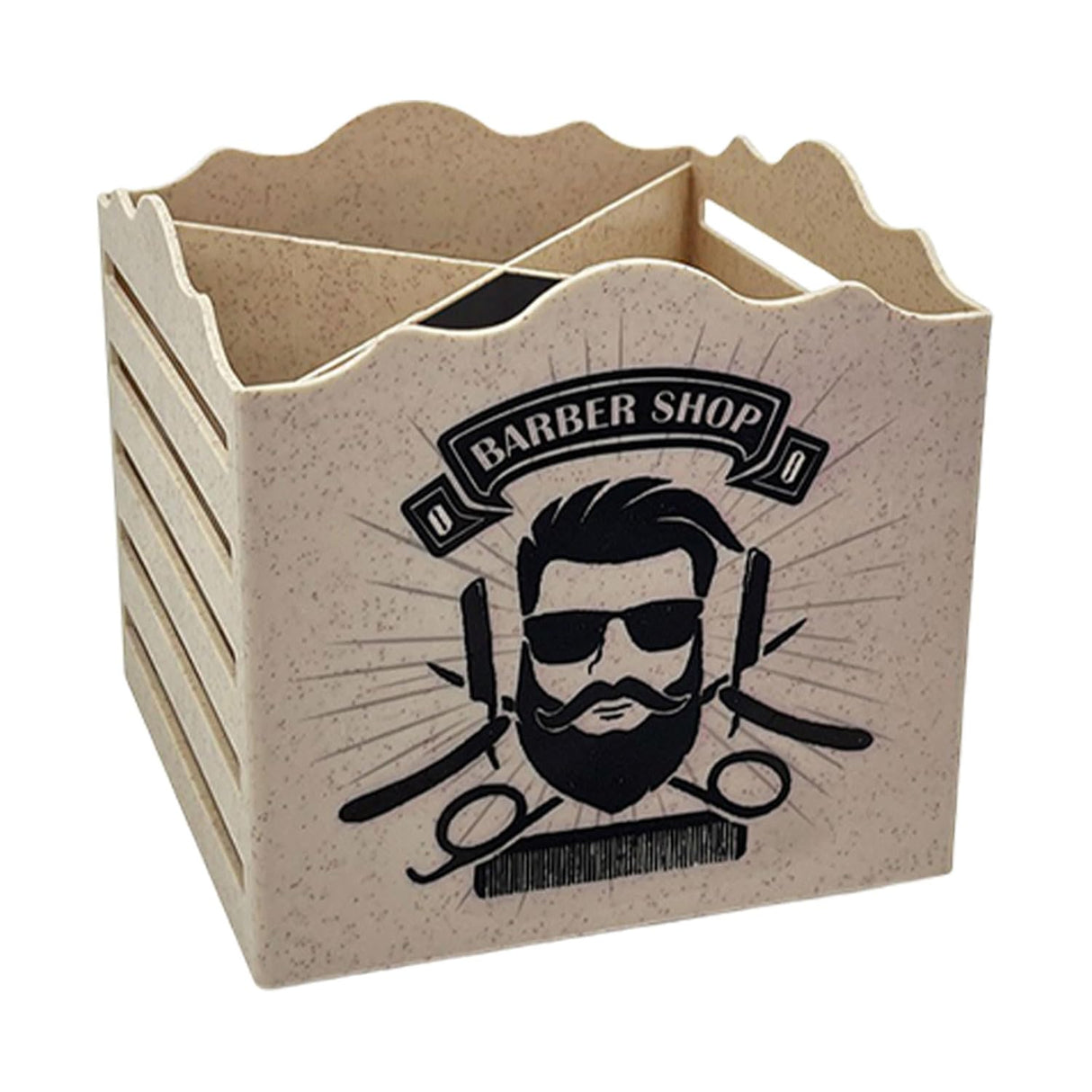 Shear Holder Hair Cutting Scissors Barber Tools Holder Light Brown