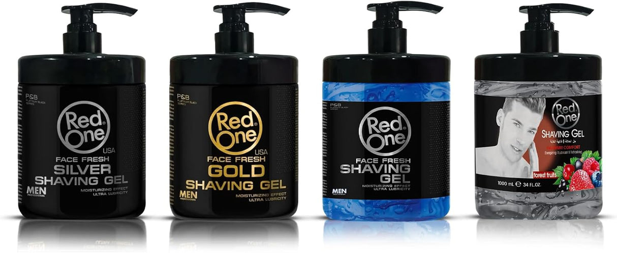 RedOne Shaving Gel Silver– Barber Silver - Shaving gel 1000 ml