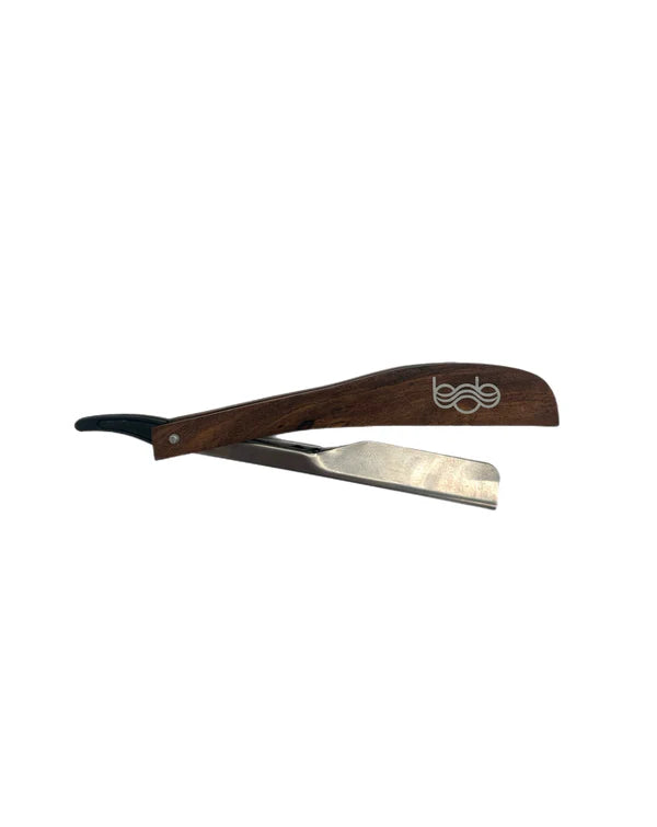 BOB Premium Slide Cut Throat Razor – Wood for Classic & Precision Shaving