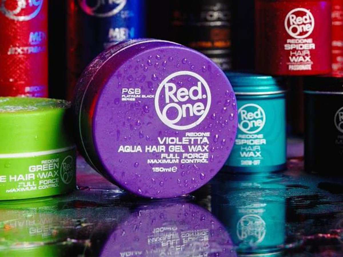 RedOne Purple Aqua Hair Styling Wax Full Force | 150 ml | Red One Wax