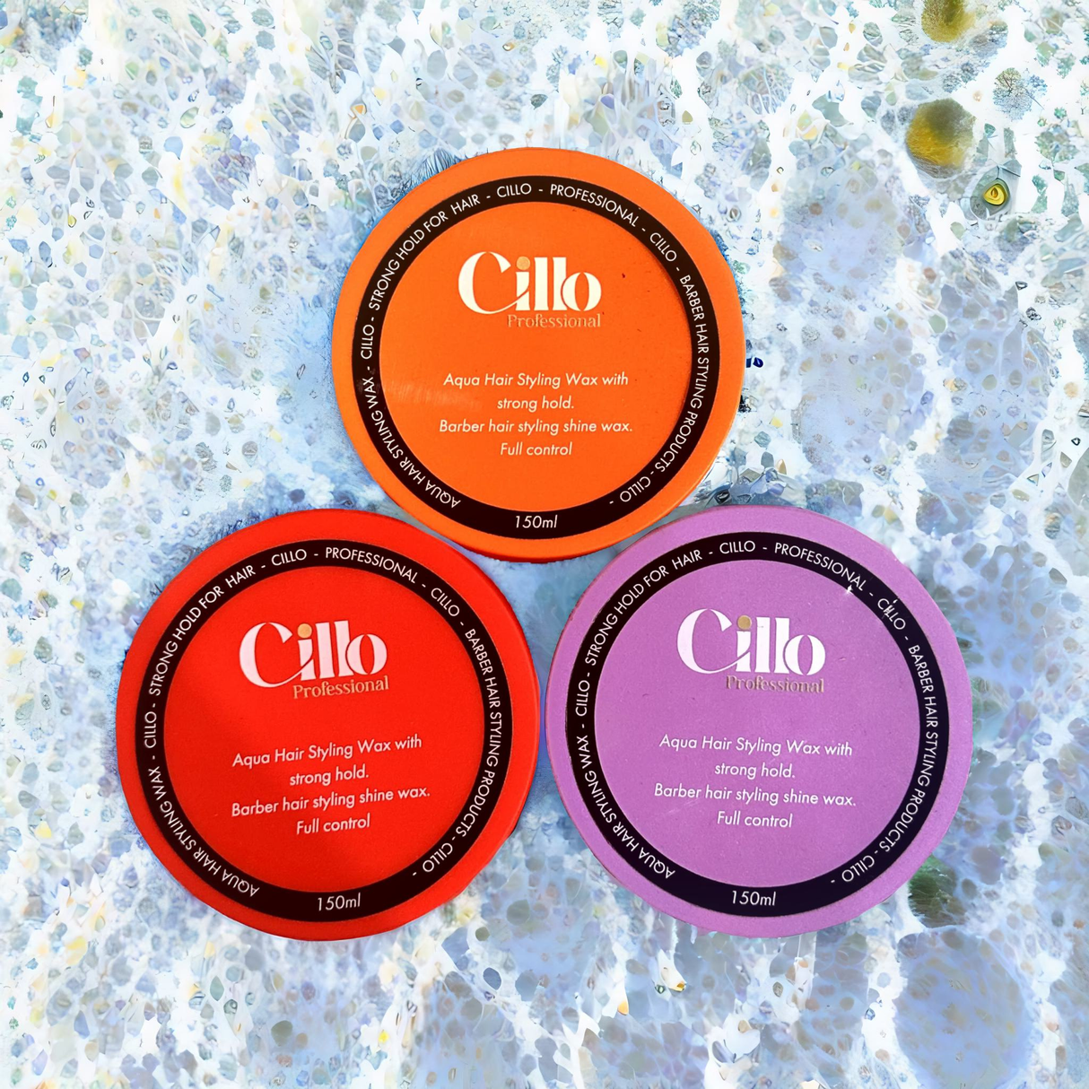 Cillo Hair Styling Aqua Wax – 150ml Orange for Strong Hold