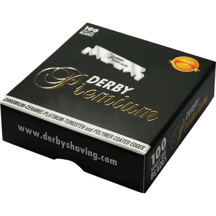 Derby Premium Professional Single Edge Razor Blades 100