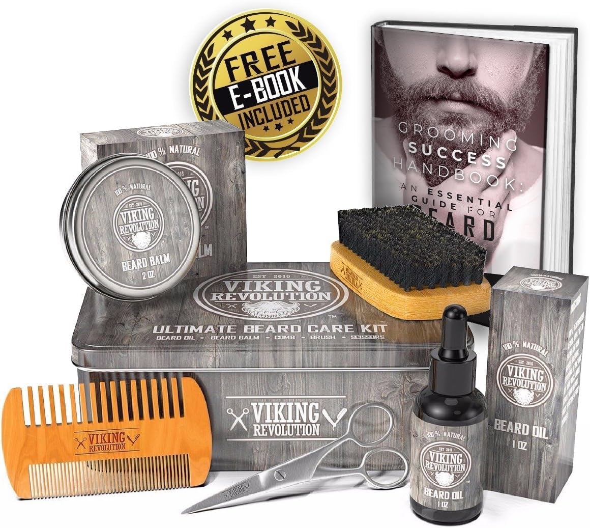 NBHS Ultimate Beard Grooming Kit – Complete Men’s Grooming Gift Set