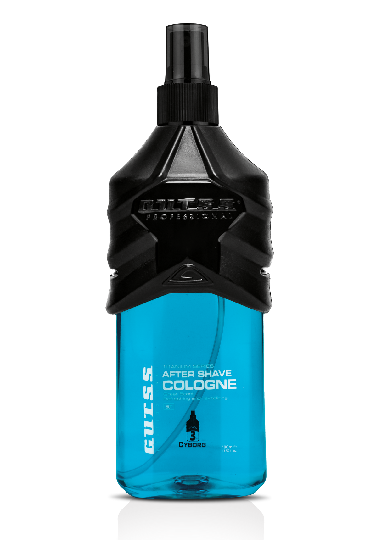 Guts Aftershave Cologne AQUA 400ml – CYBORG Refreshing After Shave
