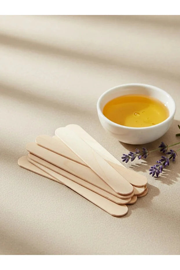 More For You Wooden Wax Spatulas 100pcs – Hair Removal Applicators
