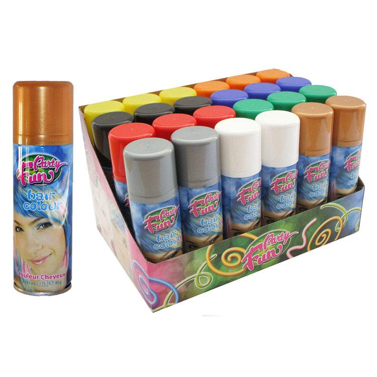 Party Fun Temporary Hair Colouring Spray – Choose Your Color