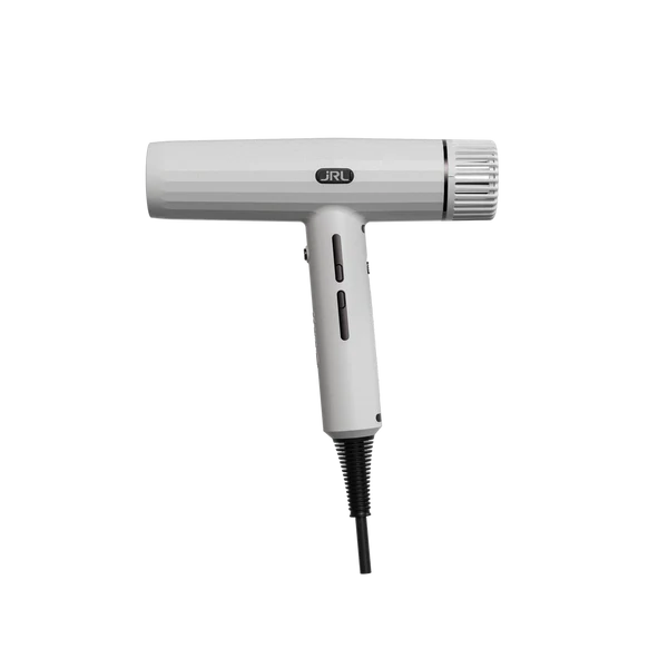JRL Onyx White Ghost 3 Professional Clipper Trimmer Hair Dryer and Foil Quad Kit