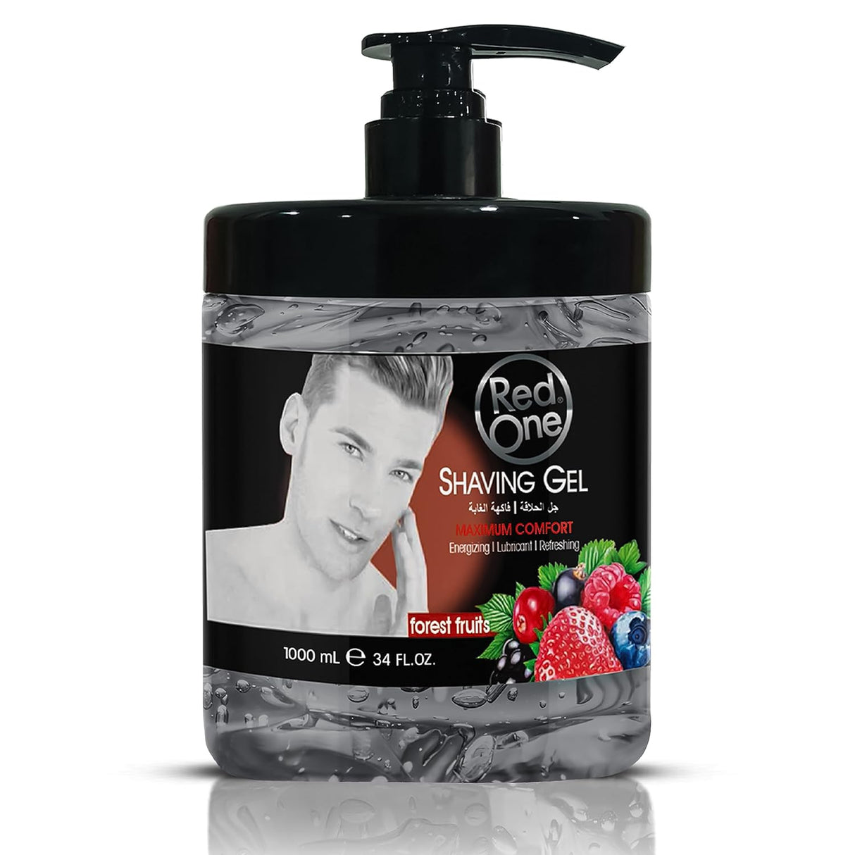 RedOne Shaving Gel Maximum Comfort – Forest Fruit 1000ml