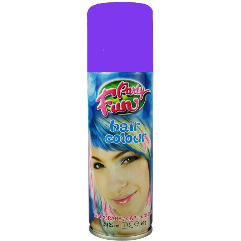 Party Fun Temporary Hair Colouring Spray – Choose Your Color