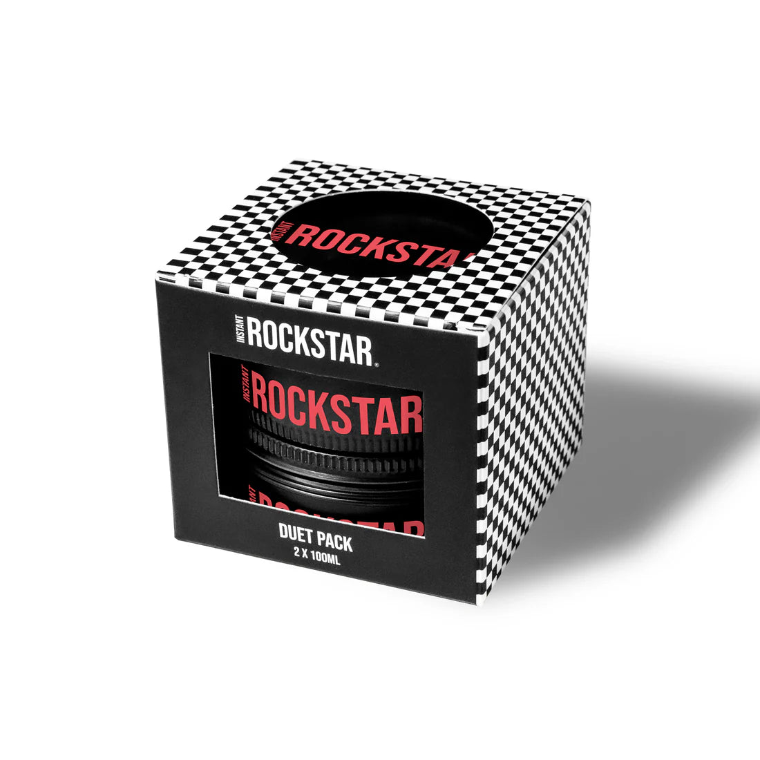Instant Rockstar Classic Rock - Strong Hold Hair Styling Wax - 2 X 100ML Duet Pack