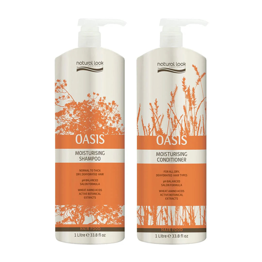 Natural Look Oasis Moisturising Shampoo & Conditioner 1000ml