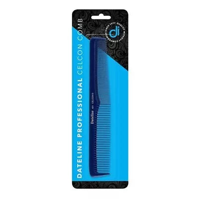 Dateline Professional Blue Celcon Tapered Styling Comb - 401