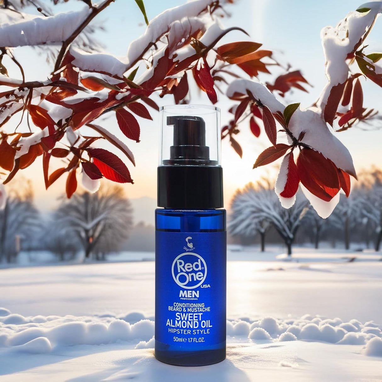 RedOne Sweet Almond Beard Care Oil – 50ml Blue