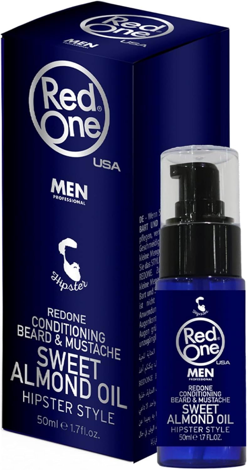 RedOne Sweet Almond Beard Care Oil – 50ml Blue