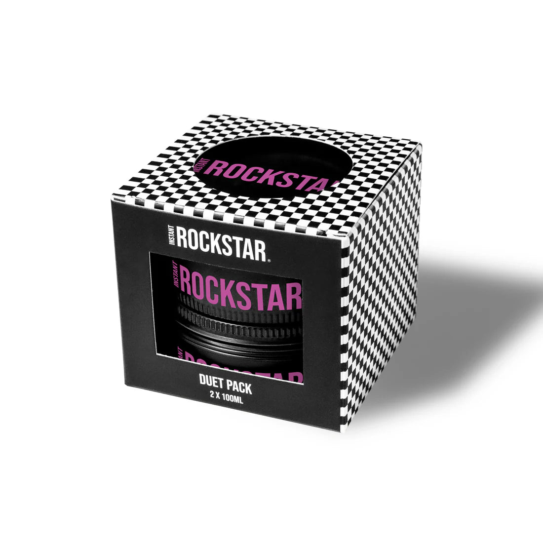Instant Rockstar Duet Pack - Hard Rock - Hard Hold Matte Styling Paste - 2 X 100ML