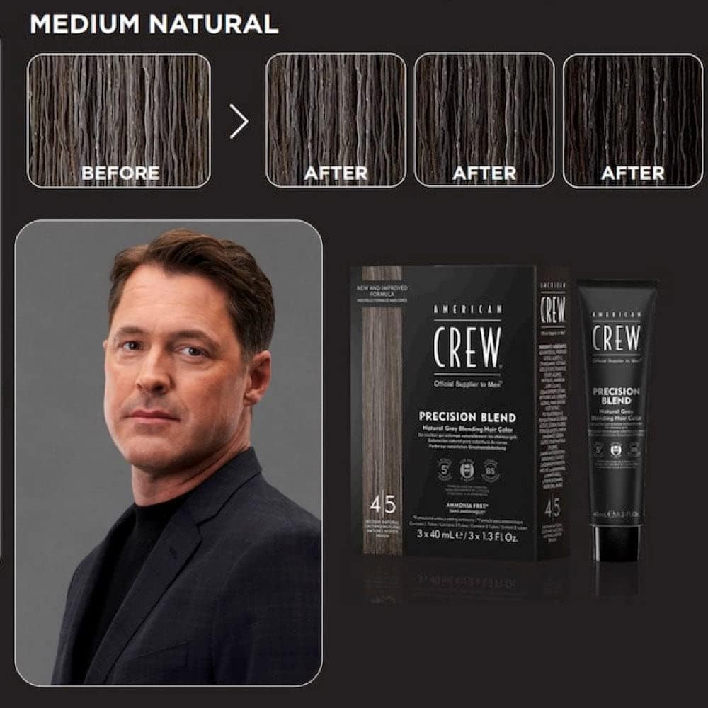 American Crew Precision Blend Medium Natural – 3x40ml