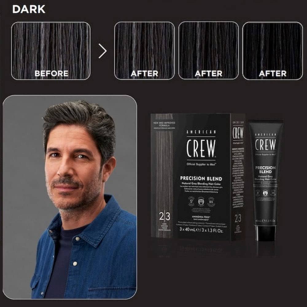 American Crew Precision Blend Dark – 3x40ml