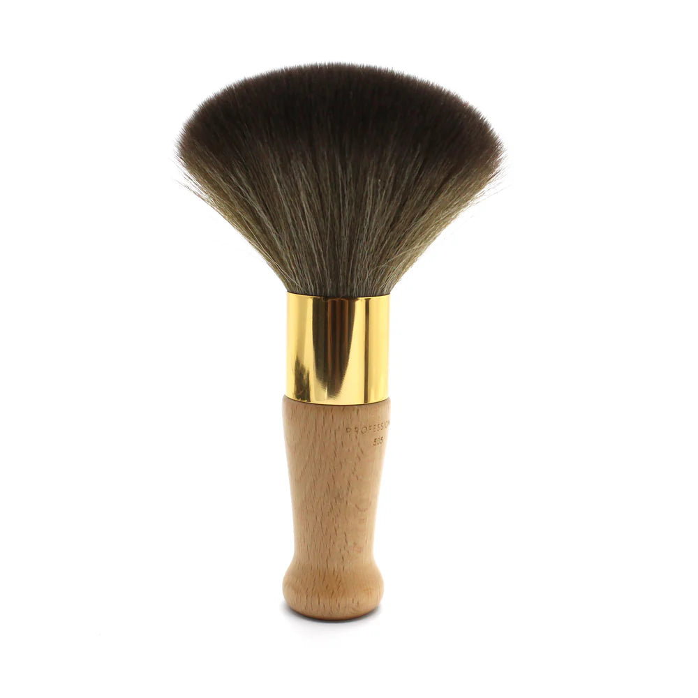 Professional Barber Neck Brush – Wooden Handle (S05) for Smooth & Clean Finishing