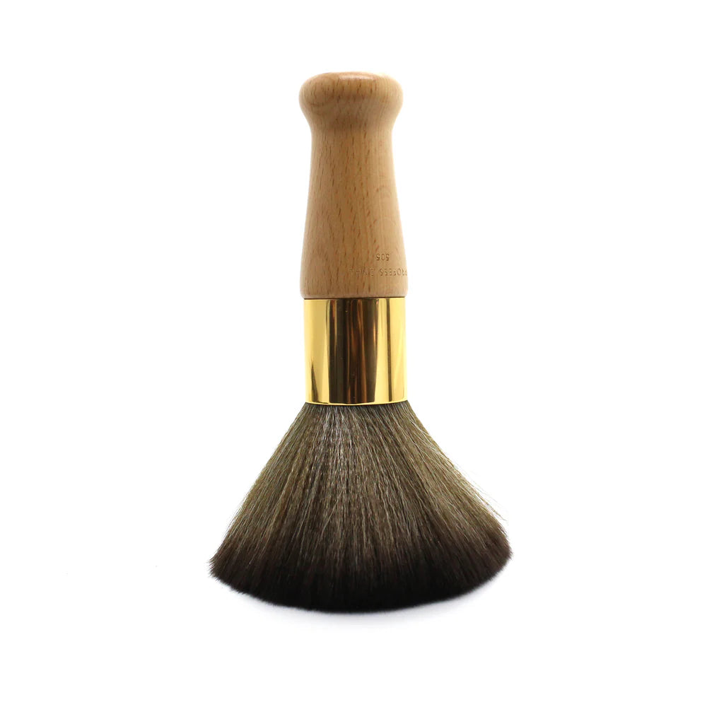 Professional Barber Neck Brush – Wooden Handle (S05) for Smooth & Clean Finishing