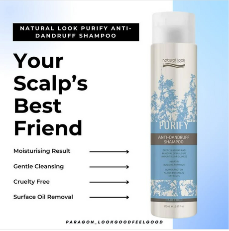 Natural Look Purify Anti-Dandruff Shampoo 1000ml