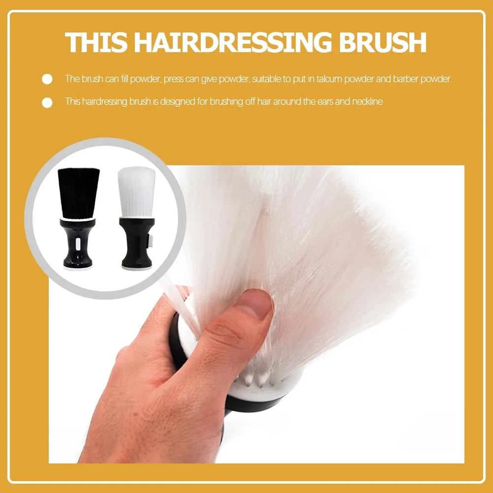 NEPowder Neck Duster Brush – Professional Hair Salon Tool for Clean Cuts
