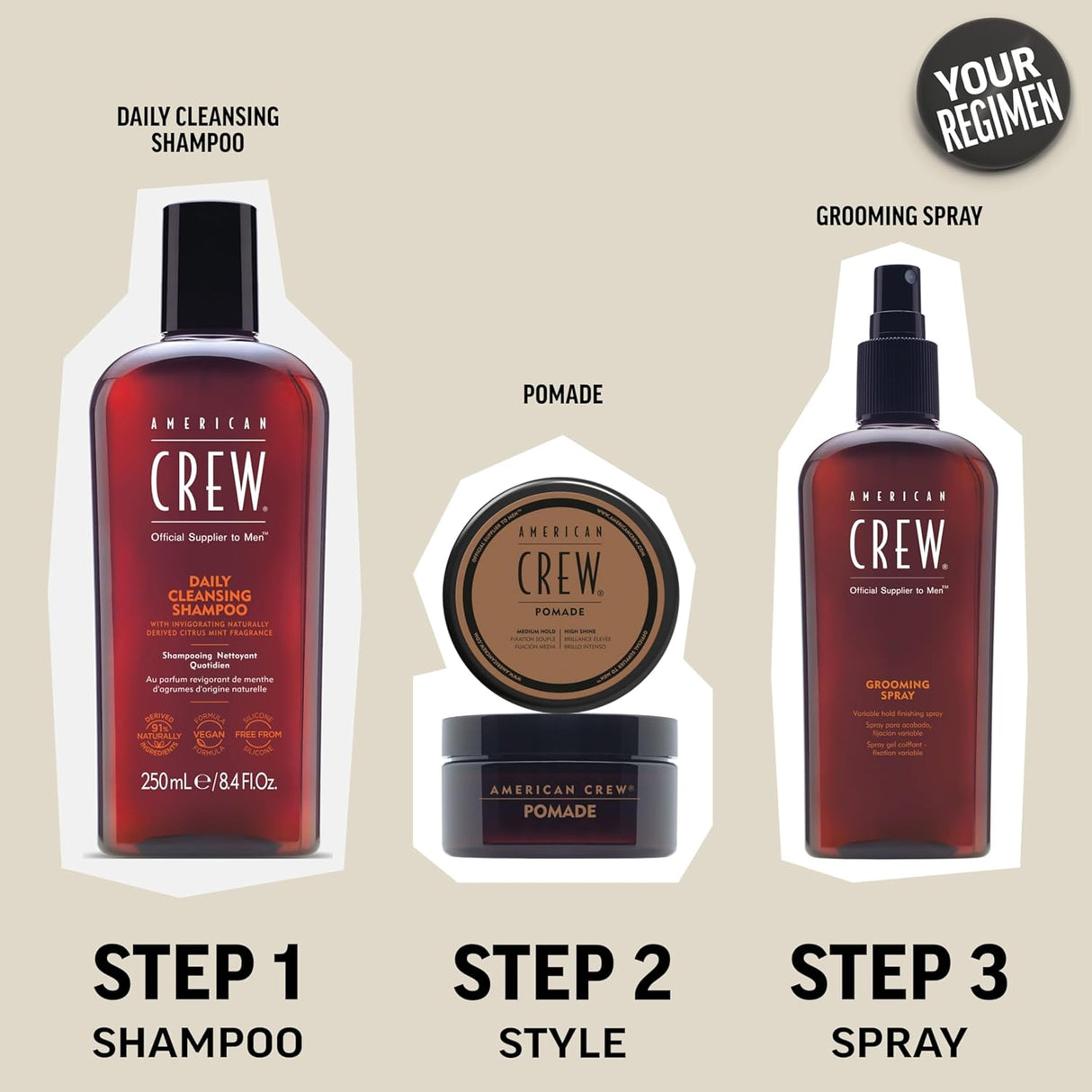American Crew Firm Hold Hair Styling Gel 250ml