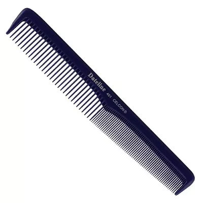 Dateline Professional Blue Celcon Tapered Styling Comb - 401