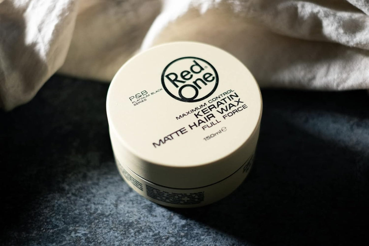 2 x RedOne Keratin Matte Hair Styling Wax Full Force | 150 ml | Red One Wax