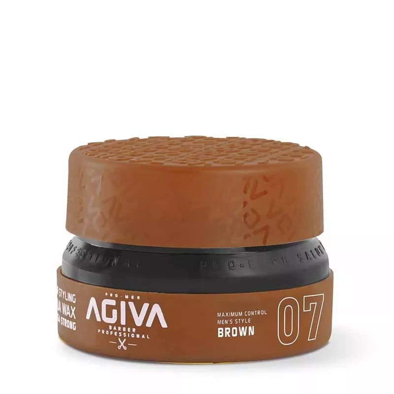 Agiva Styling Hair Wax 07 Pomade 155ml - Brown