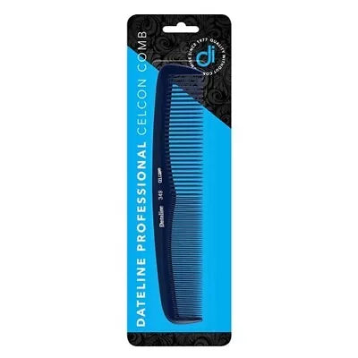 Dateline Professional Blue Celcon Styling Comb 19cm - 349