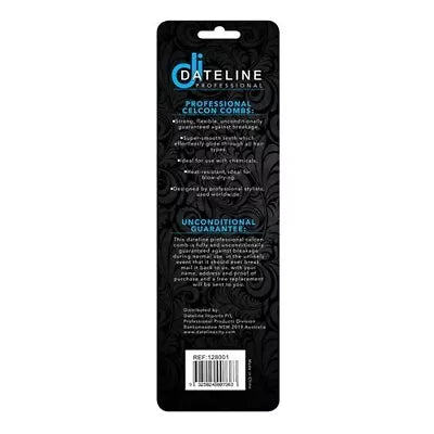 Dateline Professional Blue Celcon Styling Comb 19cm - 349