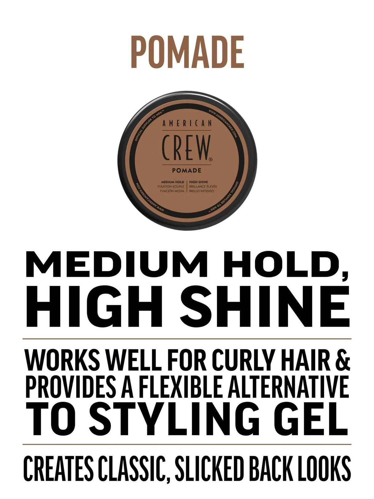 American Crew Hair Styling Wax Classic Pomade 85gm
