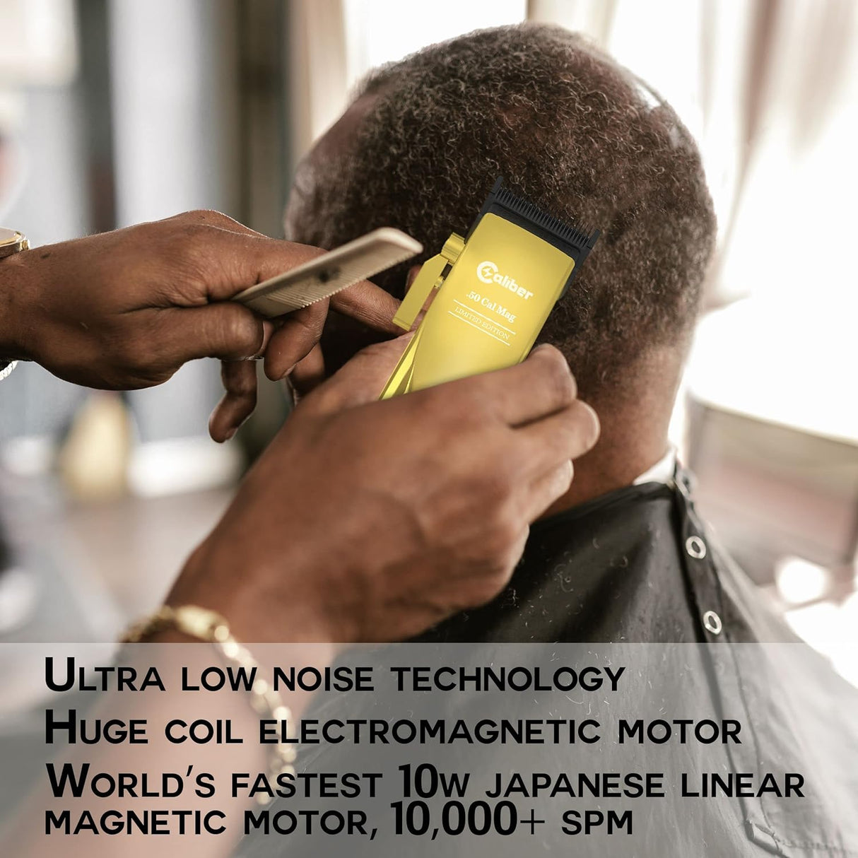 Caliber .50 Cal Cordless Clipper - Gold