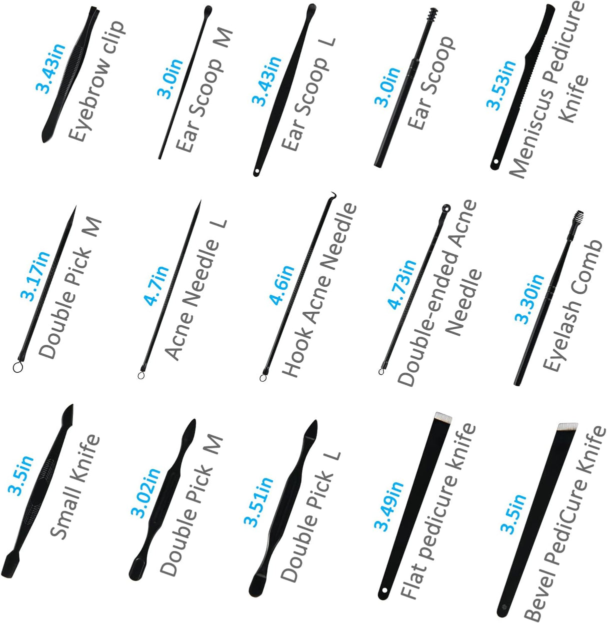 NBHS 26-Piece Manicure Set – Stainless Steel Grooming Kit, Men’s Gift Set