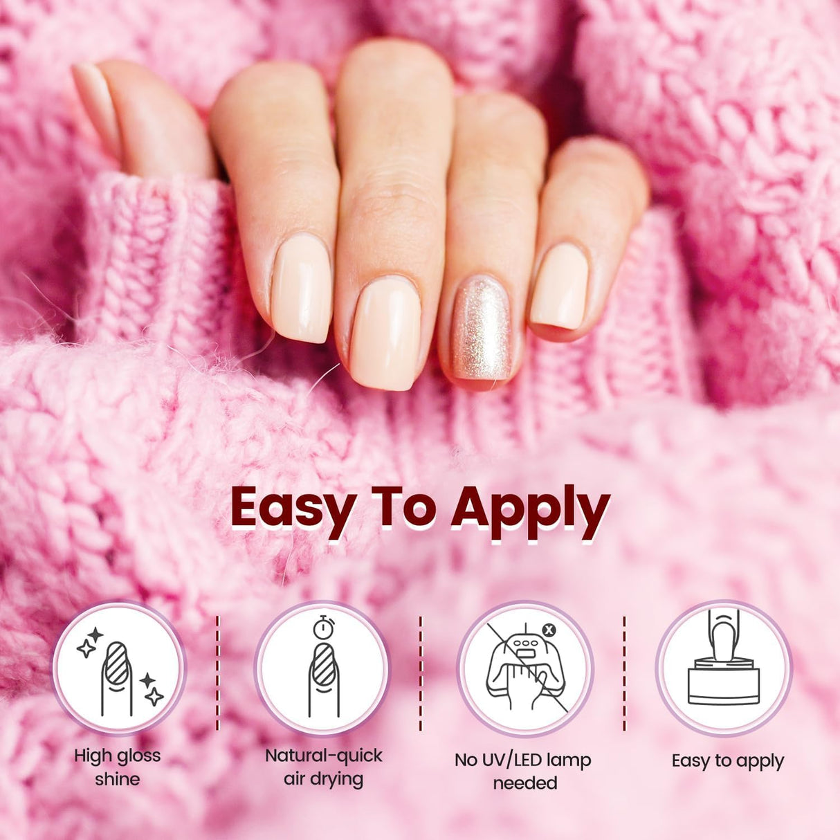 NBHS 56-Color Dip Powder Nail Kit – Acrylic Starter Set with Base & Top